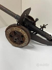 CANNONCINO SPARA PALLINI IN FERRO ANTICO