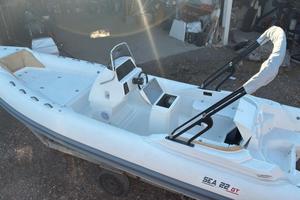 SEA 22 GT WHITE CARBON & HONDA 150 SPORT WHITE