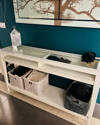 Consolle Ikea piano in vetro