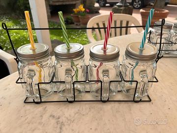 4 bicchieri da cocktail o frullato