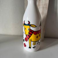 Vintage bottiglia latte porcellana