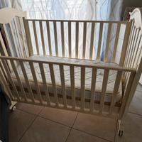 Tris culla fasciatoio e lettino bambina