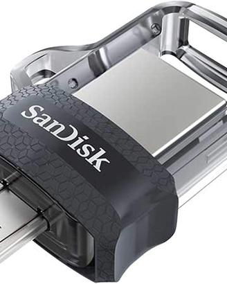 SanDisk Ultra Dual M3.0 USB Flash Drive 64GB, fino