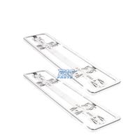 SET TARGHE PORTA CROMATE