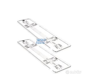 SET TARGHE PORTA CROMATE