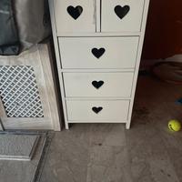 Mobiletti decapati legno