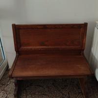 Cassa panca in legno Massello