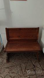 Cassa panca in legno Massello