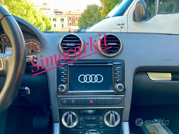 CAR TABLET ANDROID 12 CARPLAY AUTO PER AUDI A3 S3