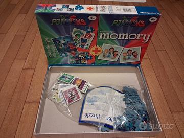 Puzzle pjmasks + memory pjmasks