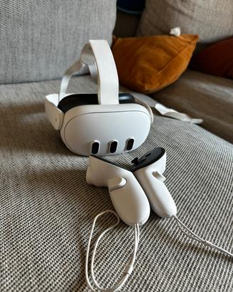 Meta quest 3 visore vr + lenti correttive miopia