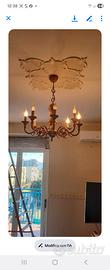 Lampadario salone 8 luci