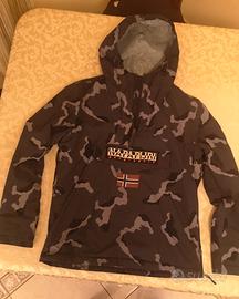 Napapijri taglia S mimetico grigio