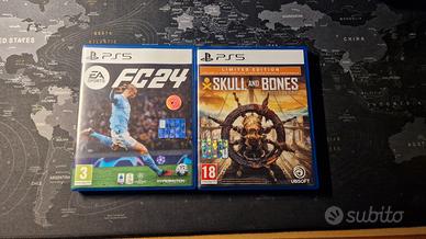Giochi Ps5 : FC24 , SKULL AND BONES