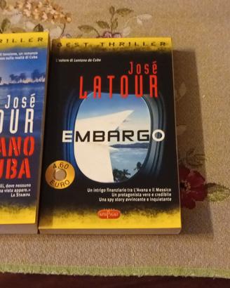 2 libri thriller di JOSE LATOUR