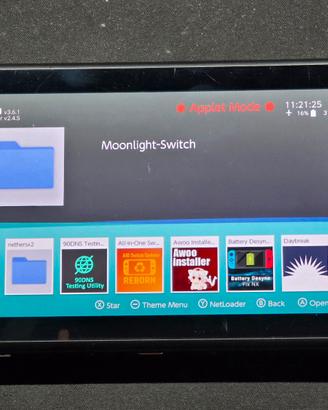 Nintendo Switch unpatched