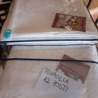 Tovaglia e copriletto puro lino
