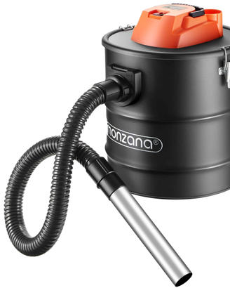 Monzana Aspiracenere per Camino 20L 1200W Prefiltr