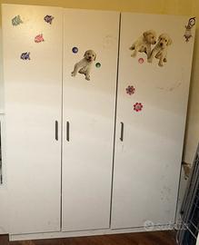 Armadio IKEA DOMBÅS - 3 Ante - Bianco