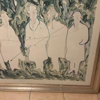 Quadro i futuristi di Mario schifano