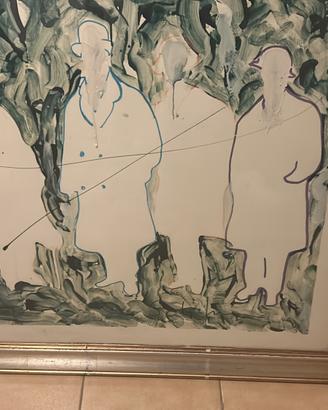 Quadro i futuristi di Mario schifano