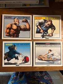 Claude SERRE cartoonist 4 libri