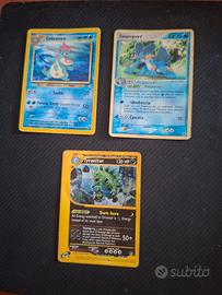Carte Pokemon Tyranitar Swampert Croconaw