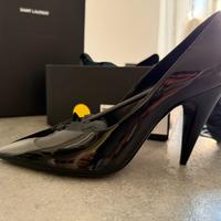 Saint Laurent vernice chiffon