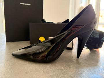 Saint Laurent vernice chiffon