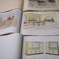 Cataloghi disegni di mobili vecchi n'3 pezzi