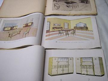 Cataloghi disegni di mobili vecchi n'3 pezzi