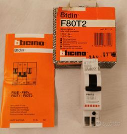 BTICINO F80T2 - Sganciatore a lancio di corrente