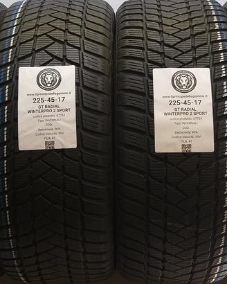 4 GOMME 225 45 17 GT RADIAL A67724