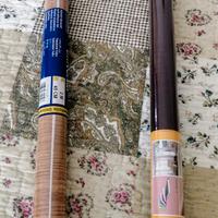 2 rotoli plastica autoadesiva nuovi