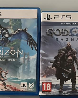 God of war ragnarok e horizon forbidden west