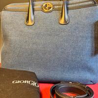 Borsa Denim Giorgio Armani