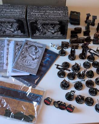 Mega Set Mage Knight 3D Dungeons + ~28 Miniature