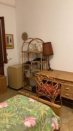 Camera da letto in rattan