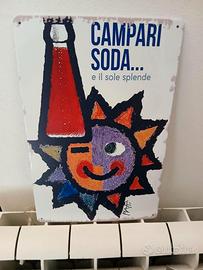 Targa retrò CAMPARI SODA