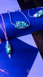 collane  fluo pippotti su richiesta fatte a mano