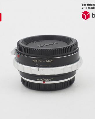 K&F Concept Mount Adapter NIKON F - MICRO 4/3 (Oly