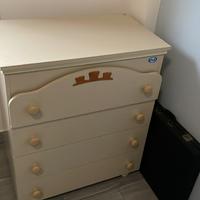 Fasciatoio con cassettiera