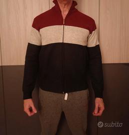 Felpa imbottita multicolore