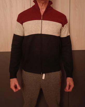 Felpa imbottita multicolore