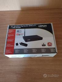 KRAUN - 54Mbps Modem Router ADSL2/2+