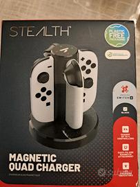 Stealth magnetic quad charger  Nintendo Switch 2
