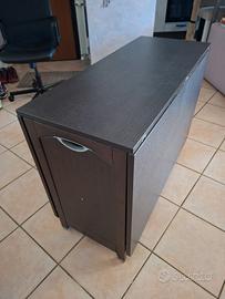 Tavolo a consolle Calligaris con 4 sedie