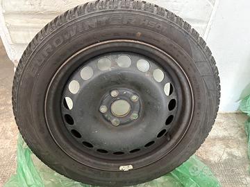 Cerchi in ferro più Gomme Auto invernali