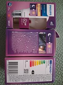 N.3 Philips LED Lampadine con Sensore Crepuscolare