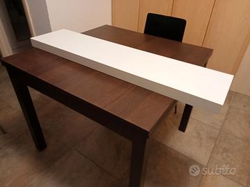 Mensola bianca 110x26 cm Lack IKEA